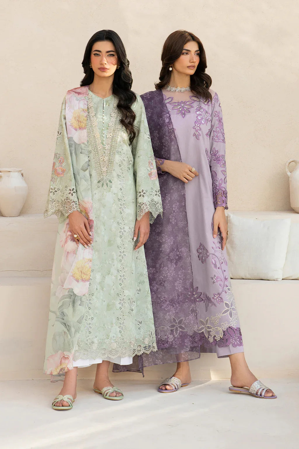Iznik | Festive Lawn 25 | EFL-01 - Rang-e-Khaas
