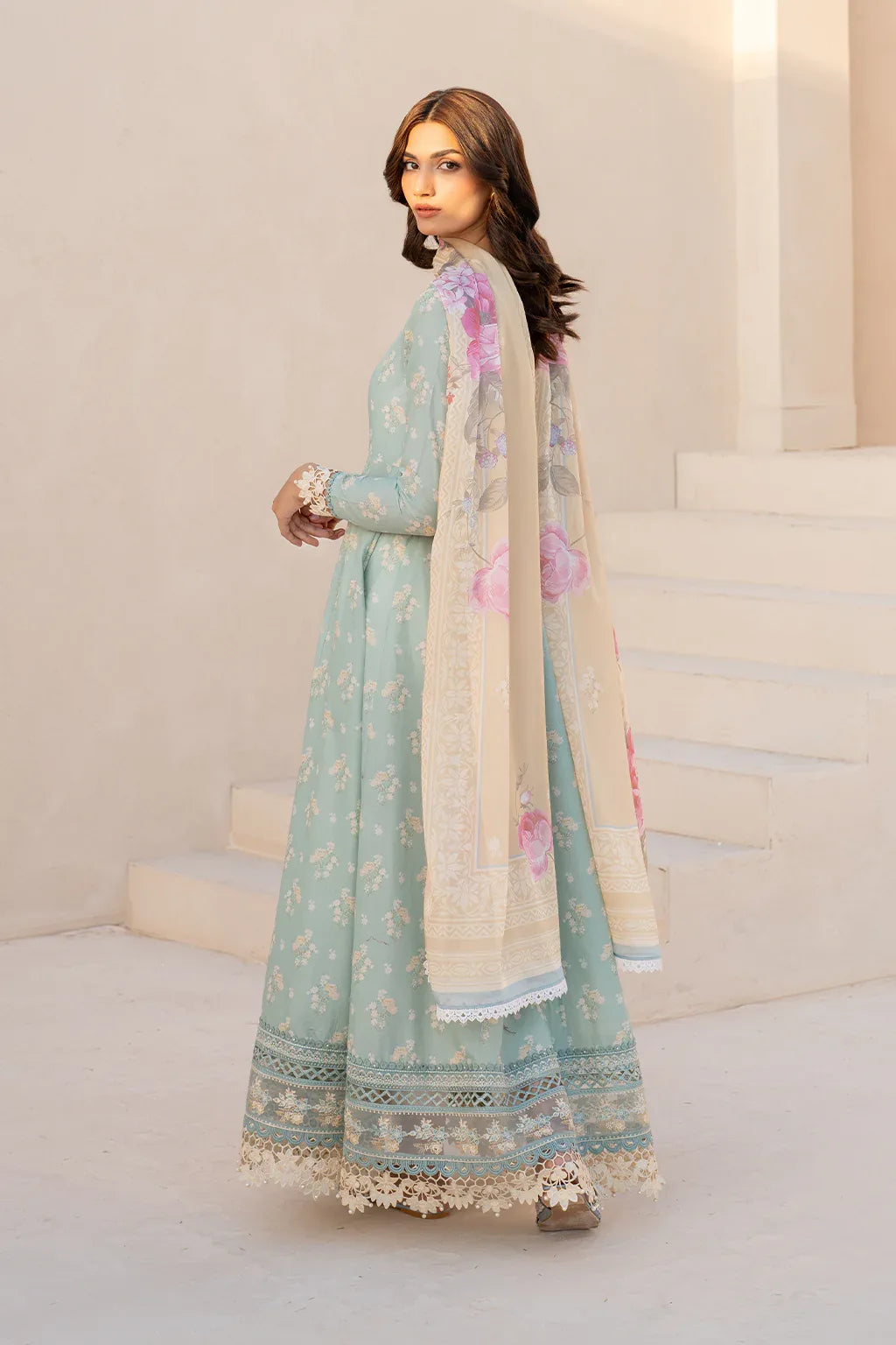 Iznik | Festive Lawn 25 | EFL-06 - Rang-e-Khaas