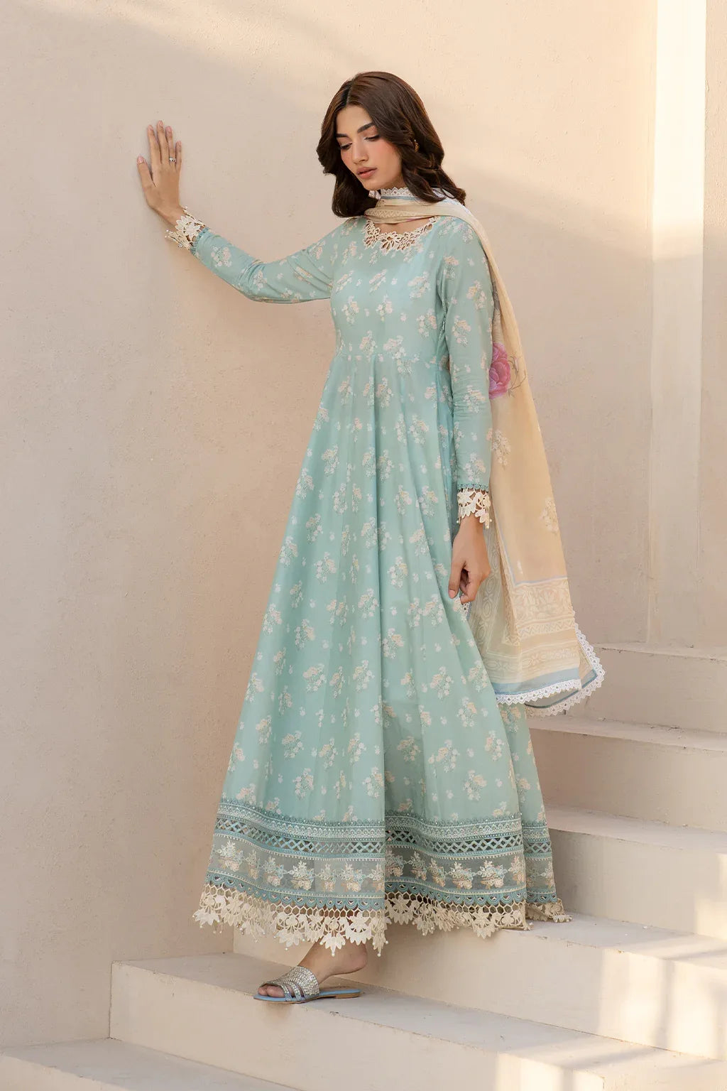 Iznik | Festive Lawn 25 | EFL-06 - Rang-e-Khaas