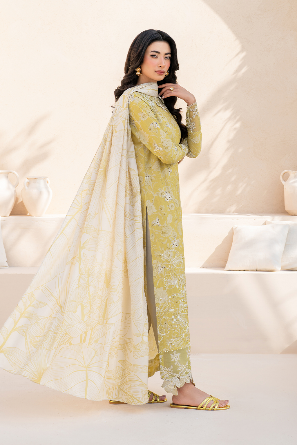 Iznik | Festive Lawn 25 | EFL-08 - Rang-e-Khaas