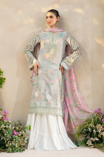 Iznik | Festive lawn 24 | SFL-07 - Rang-e-Khaas