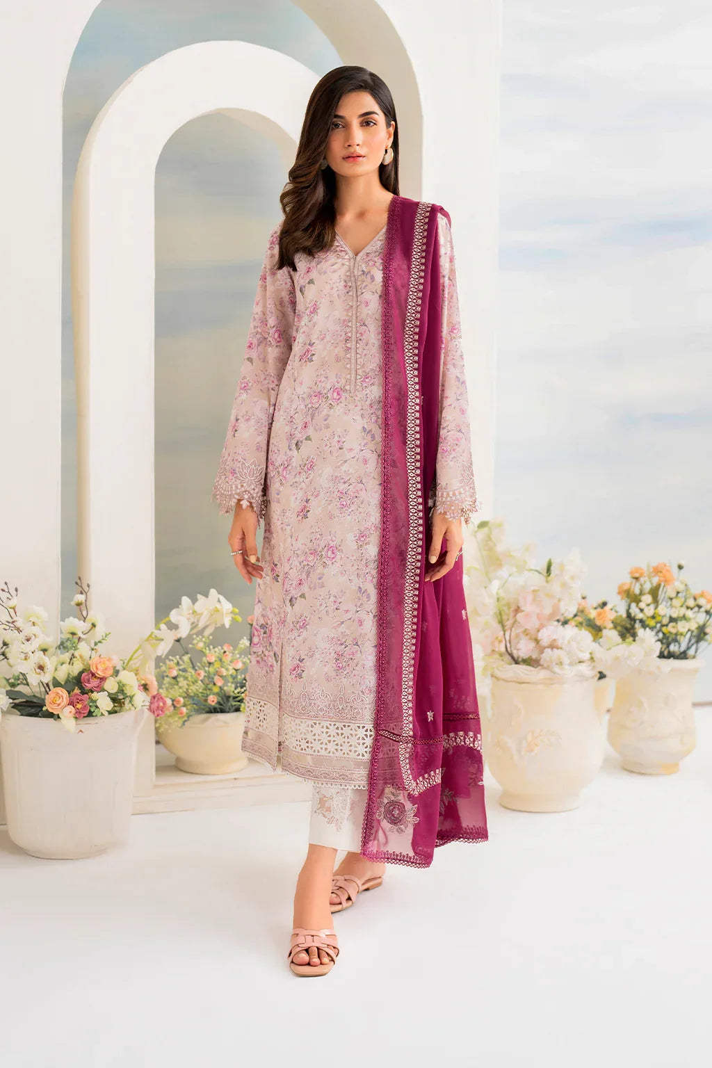 Iznik | Guzel lawn 24 | IGL-08 - Rang-e-Khaas