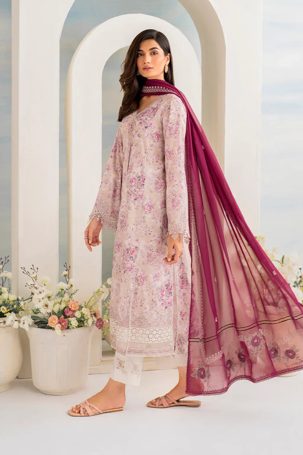 Iznik | Guzel lawn 24 | IGL-08 - Rang-e-Khaas