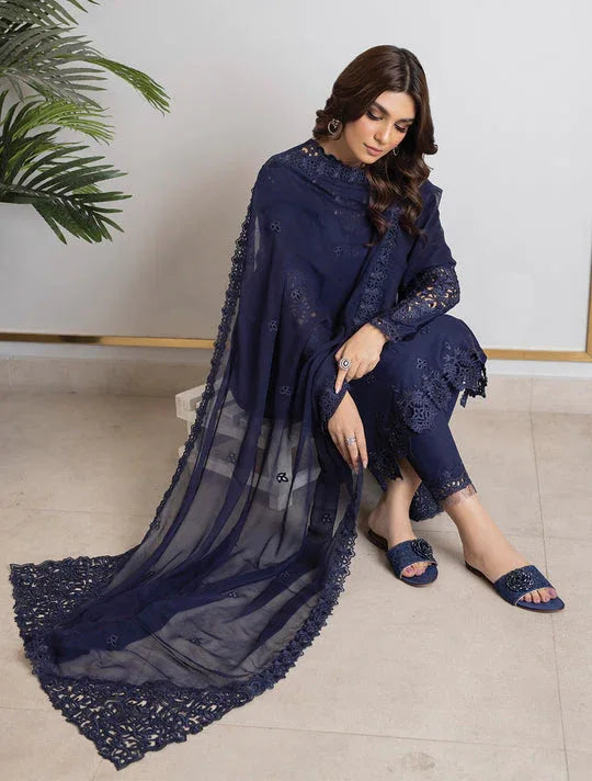 Iznik | Lawnkari 24 | UE-146 NEATSCAPE - Rang-e-Khaas
