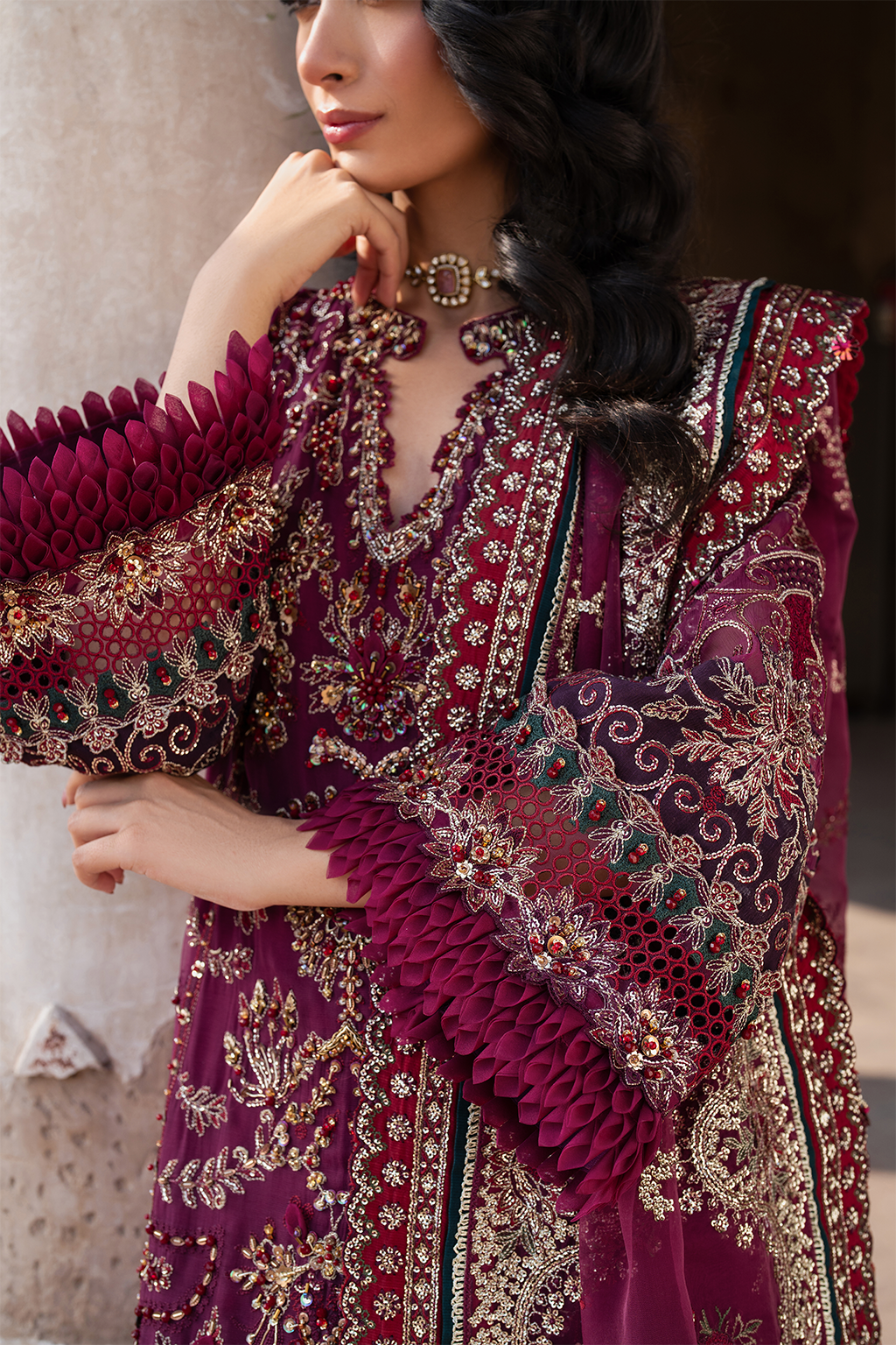 Iznik | Luxury Chiffon | ILC-04 - Rang-e-Khaas