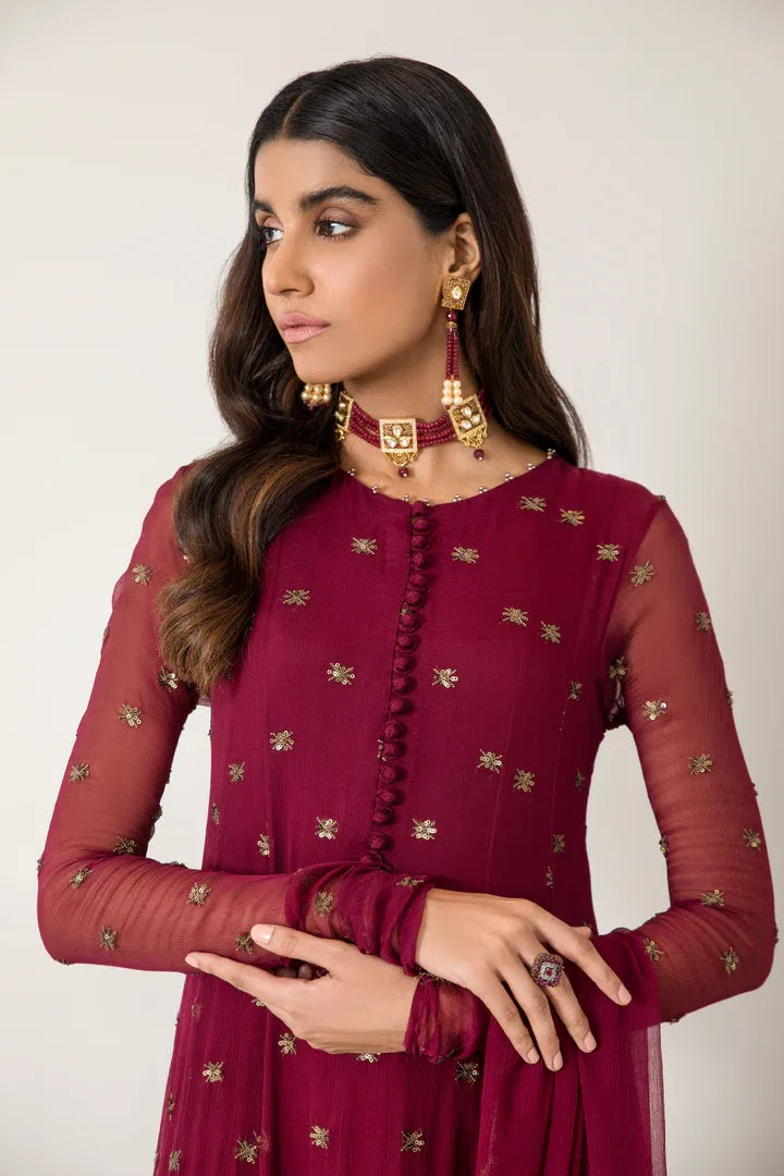 Iznik | Ready to Wear | IP-157 - RUBELLITE - Rang-e-Khaas