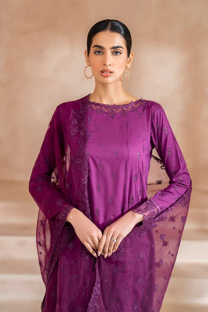 Iznik | Ready to Wear | IP-191 EMBROIDERED LAWN - Rang-e-Khaas