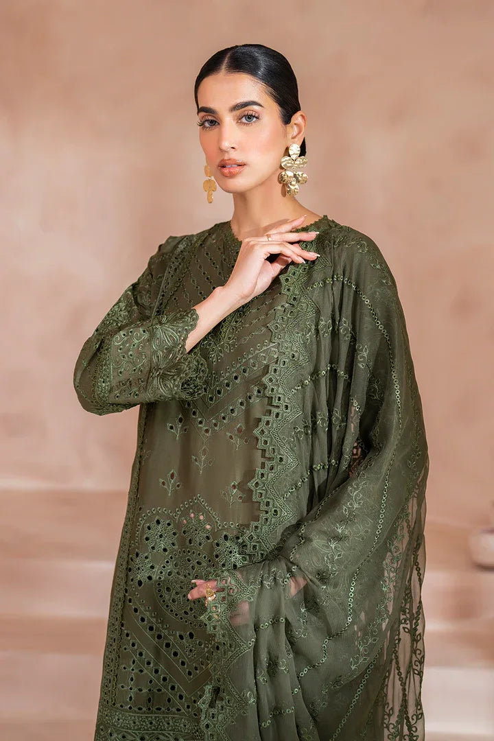 Iznik | Ready to Wear | IP-222 EMBROIDERED LAWN - Rang-e-Khaas