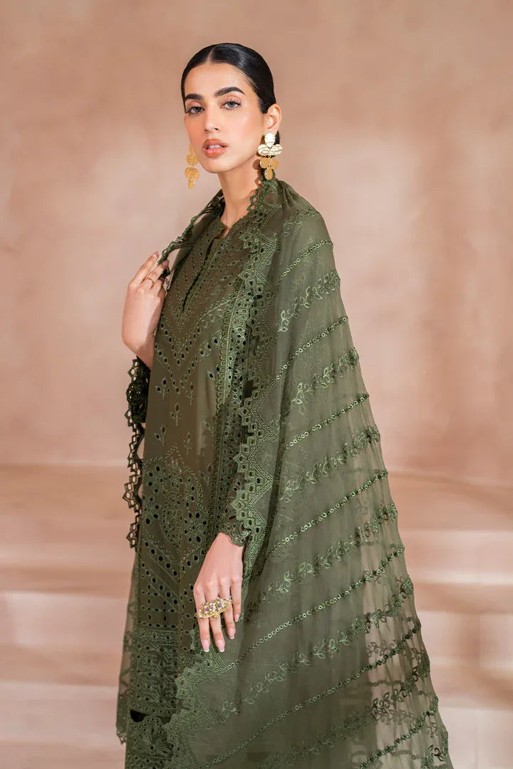 Iznik | Ready to Wear | IP-222 EMBROIDERED LAWN - Rang-e-Khaas