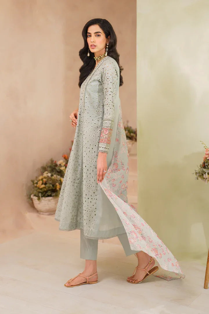 Iznik | Ready to Wear | IP-224 EMBROIDERED LAWN - Rang-e-Khaas