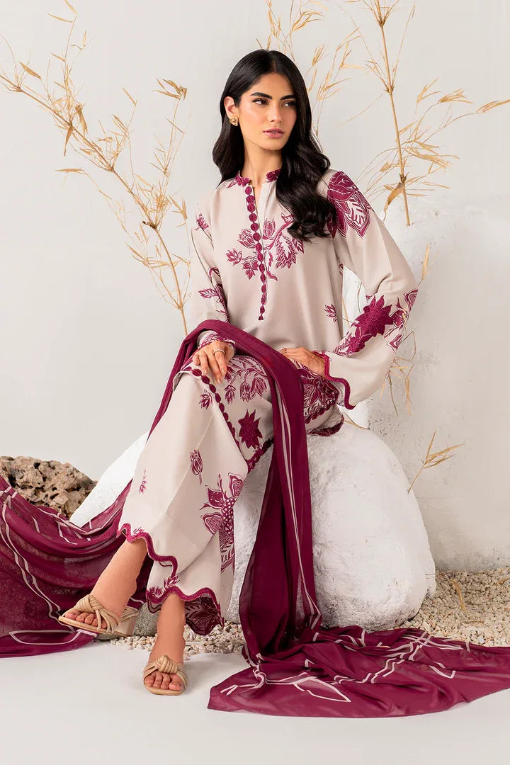 Iznik | Ready to Wear | IP-236 PRINTED GEORGETTE - Rang-e-Khaas