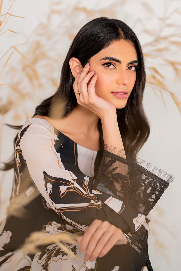 Iznik | Ready to Wear | IP-238 PRINTED GEORGETTE - Rang-e-Khaas