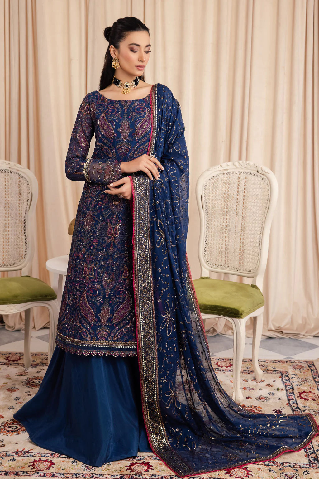 Iznik | Chinnon Chiffon | CC-34 ASHAH