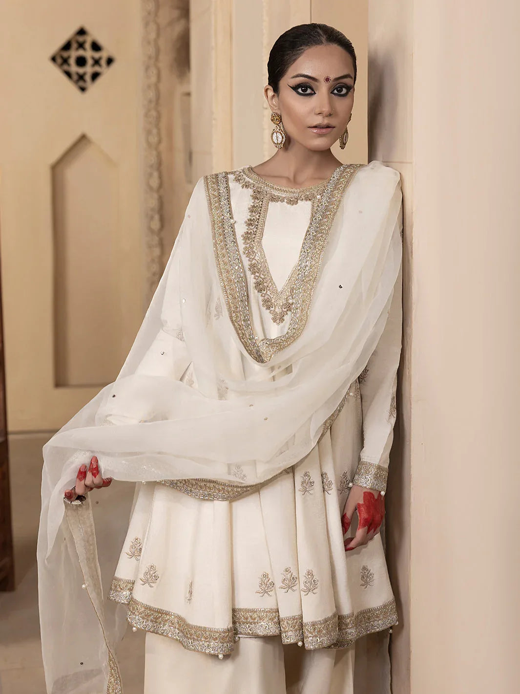 Hem Stitch | Raw Silk Edit 25 | Jahanara - Rang-e-Khaas