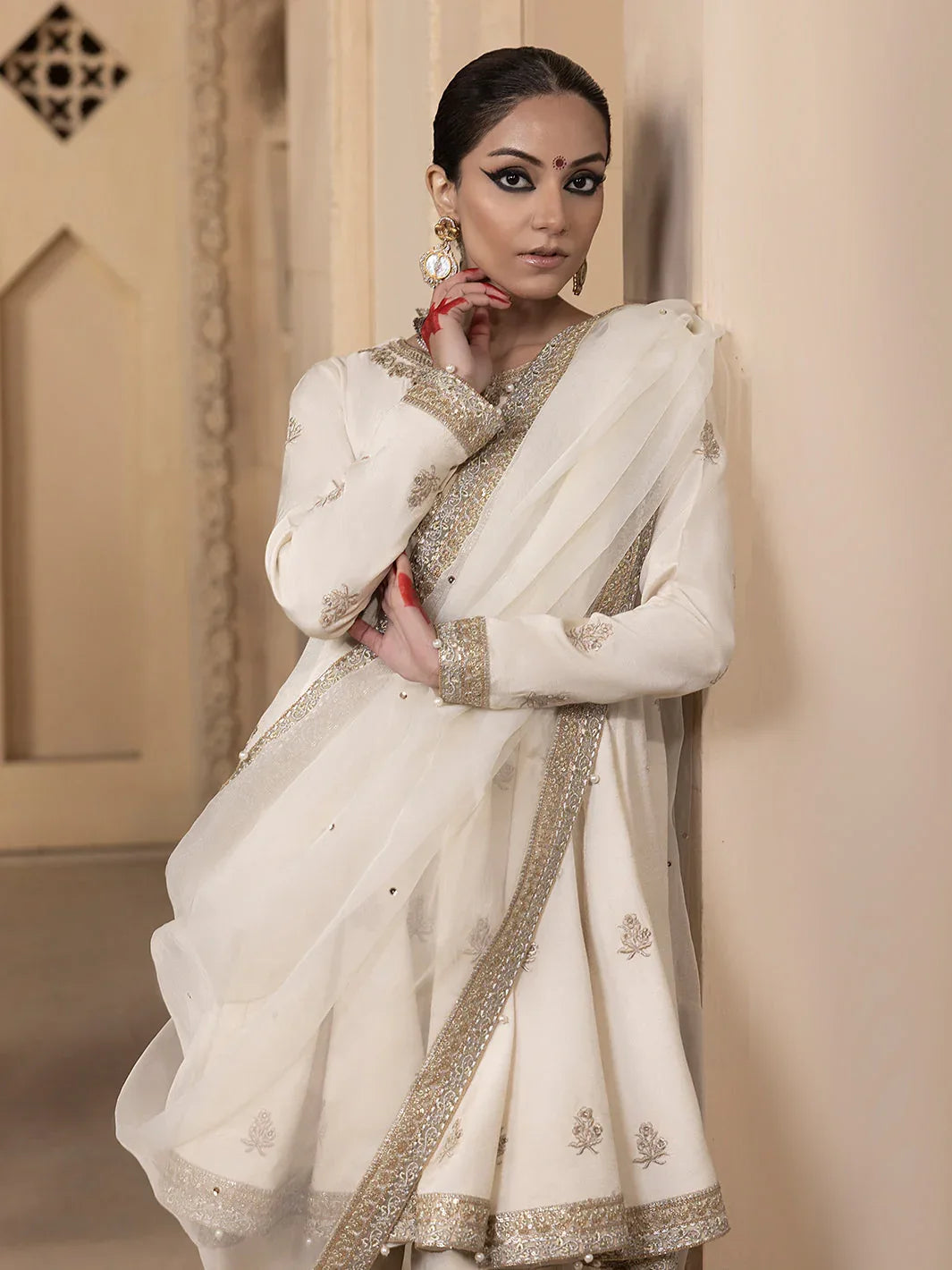Hem Stitch | Raw Silk Edit 25 | Jahanara - Rang-e-Khaas