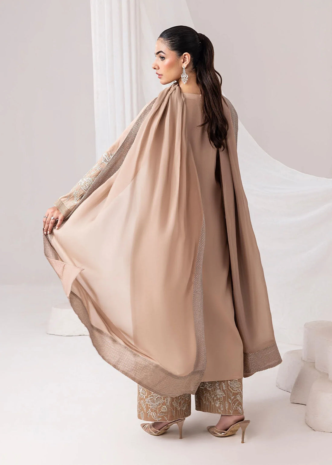 Jamnii | Silk Ivy | Desert Rose - Rang-e-Khaas