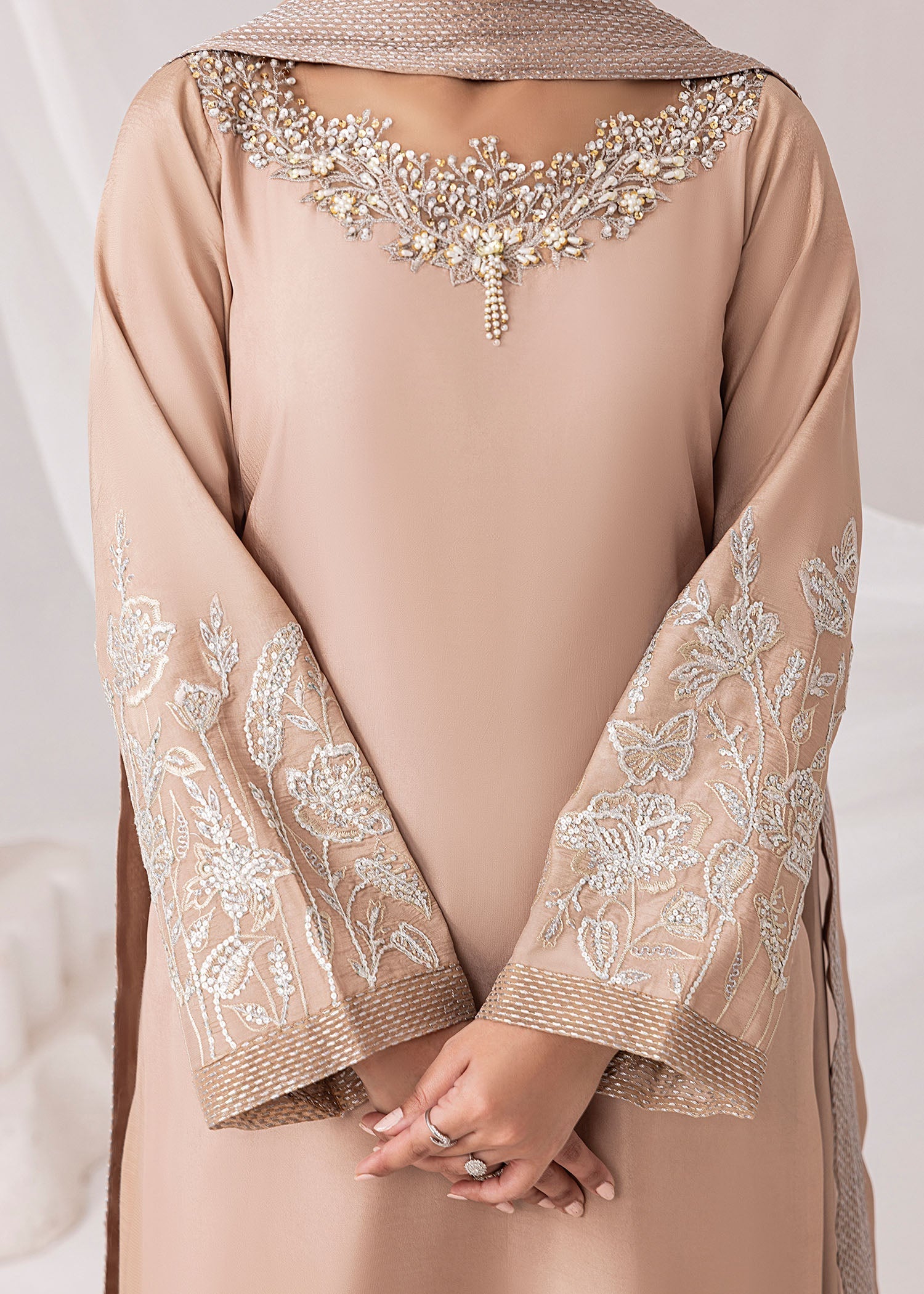 Jamnii | Silk Ivy | Desert Rose - Rang-e-Khaas