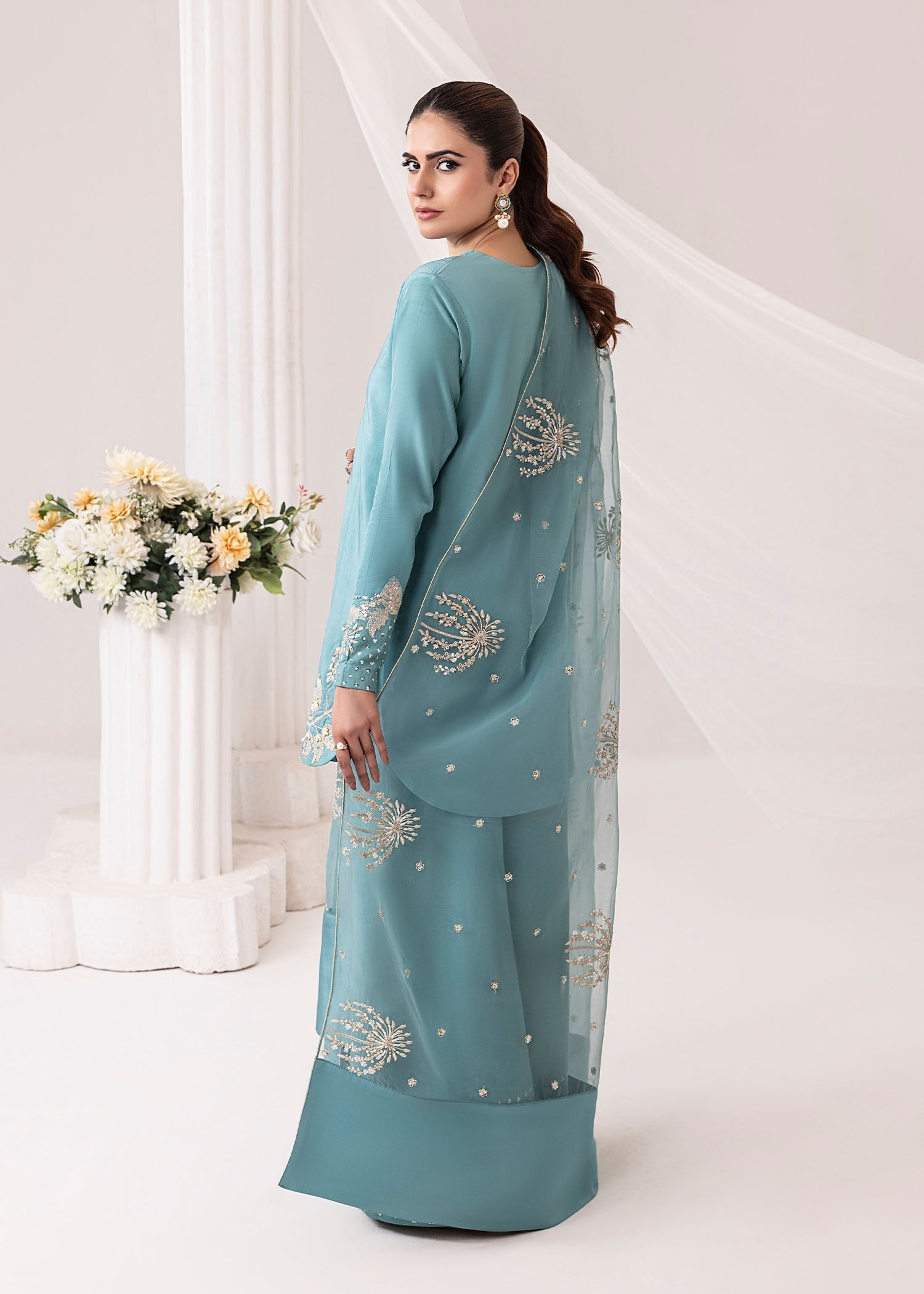 Jamnii | Silk Ivy | Dewdrop - Rang-e-Khaas