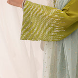 Jamnii | Silk Ivy | Lime Forest - Rang-e-Khaas