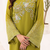 Jamnii | Silk Ivy | Lime Forest - Rang-e-Khaas
