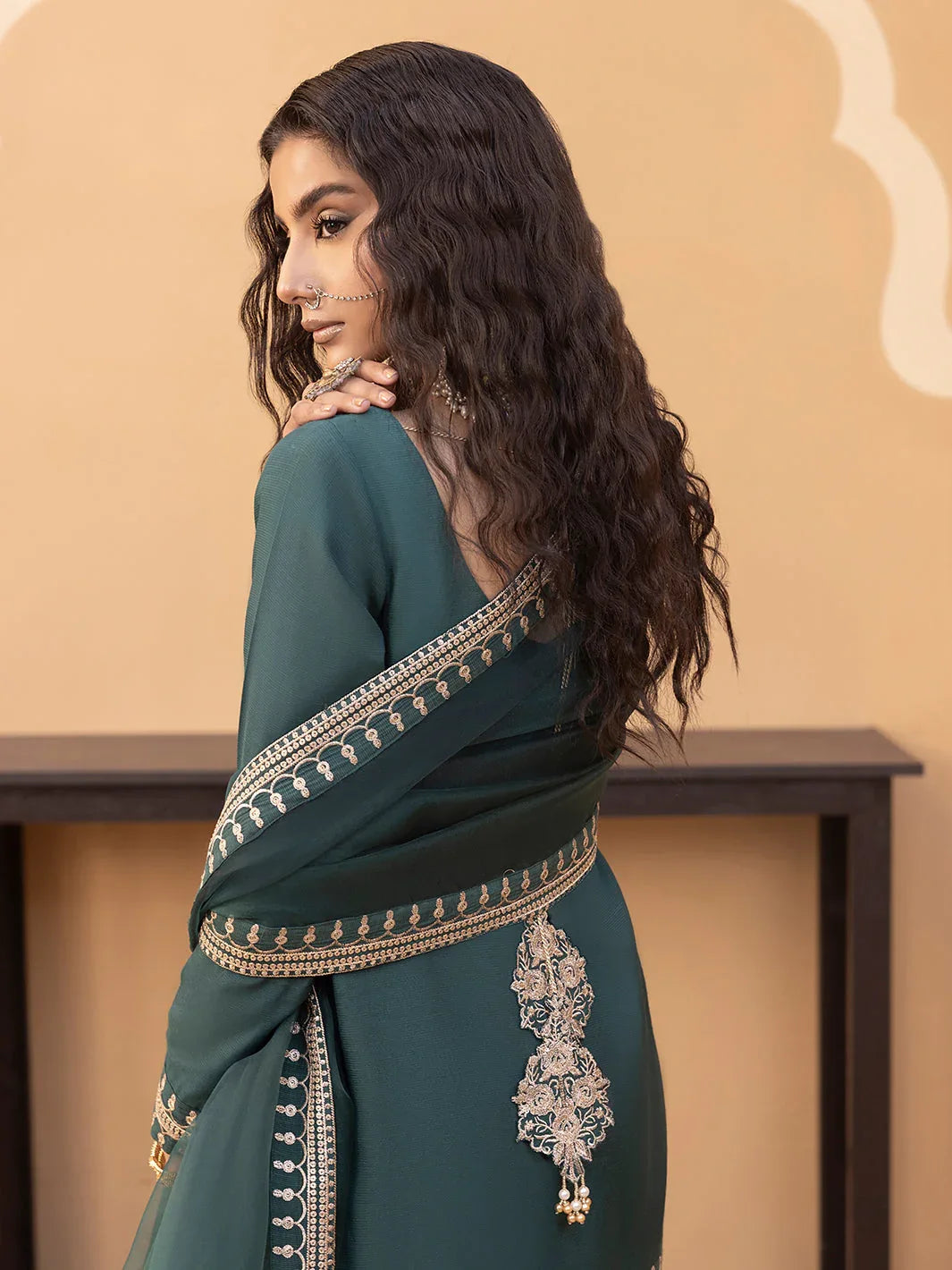 Hem Stitch | Raw Silk Edit 25 | Jasmine - Rang-e-Khaas