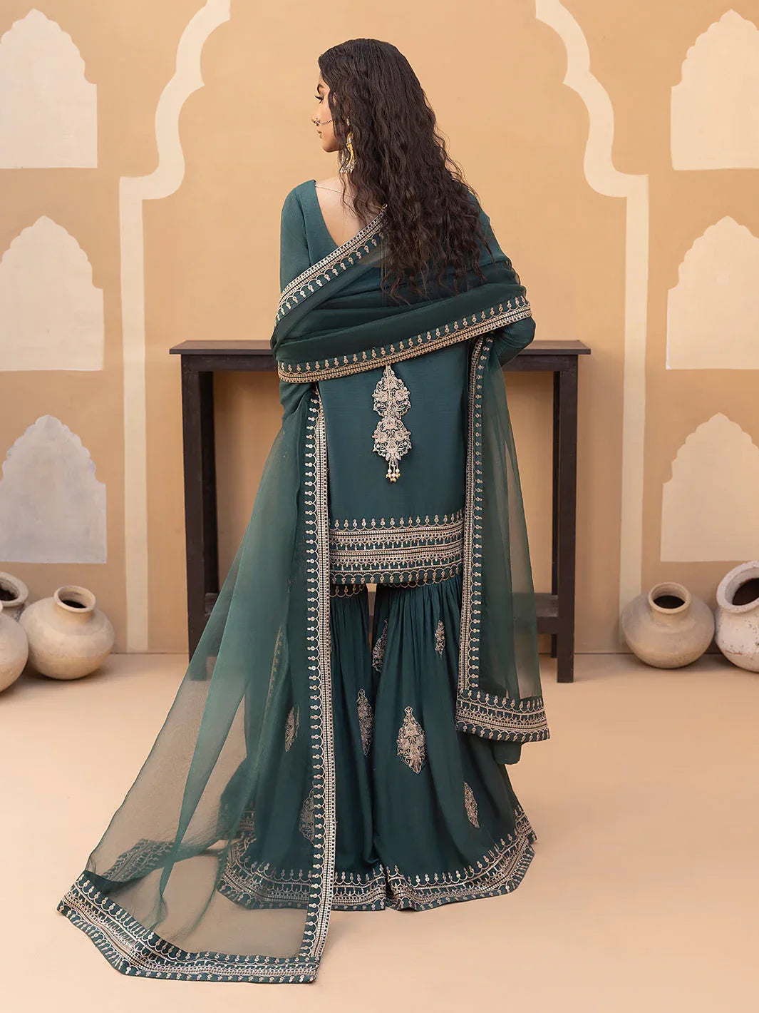 Hem Stitch | Raw Silk Edit 25 | Jasmine - Rang-e-Khaas