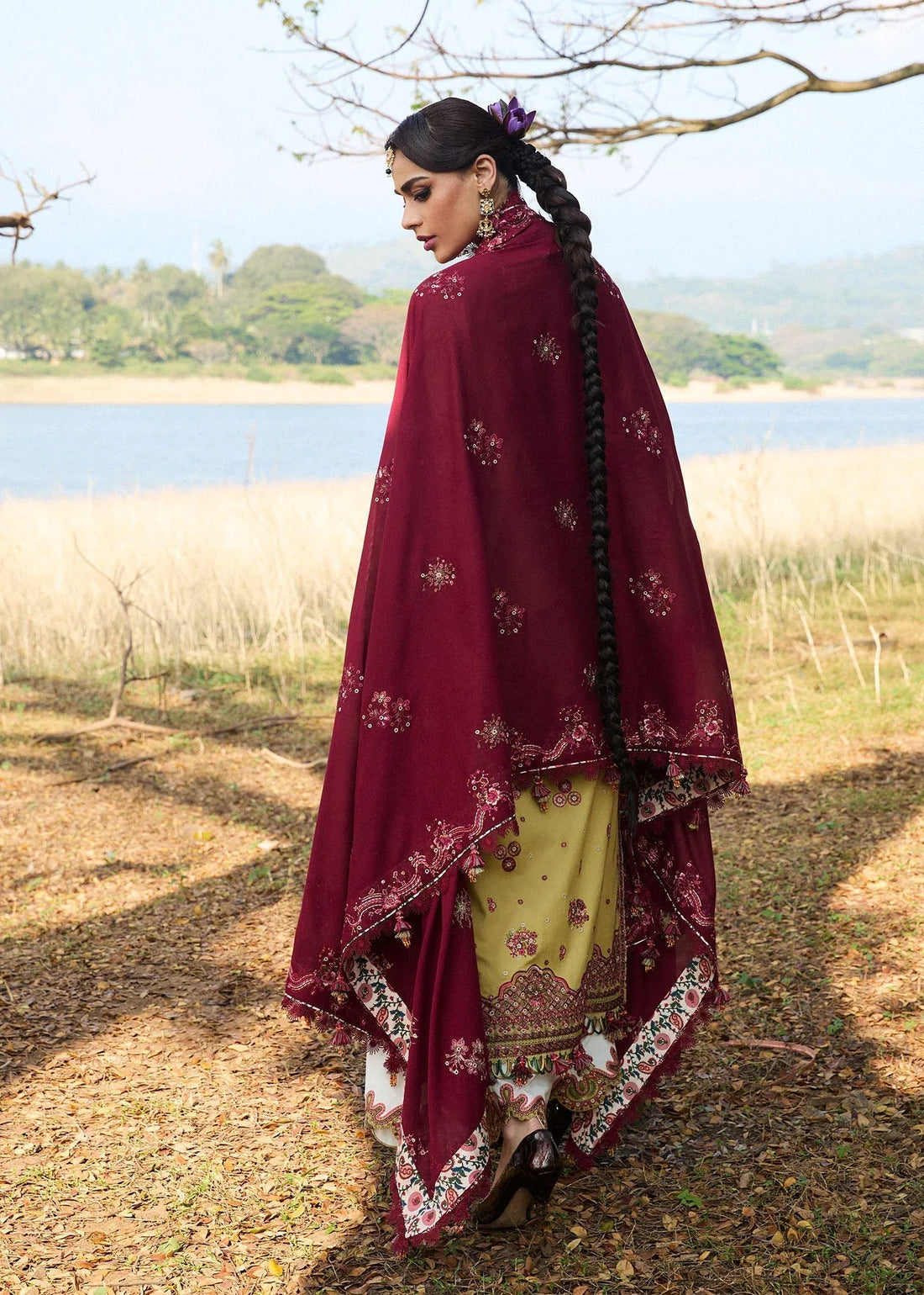 Hussain Rehar | Luxury Lawn 25 | Minted - Rang-e-Khaas