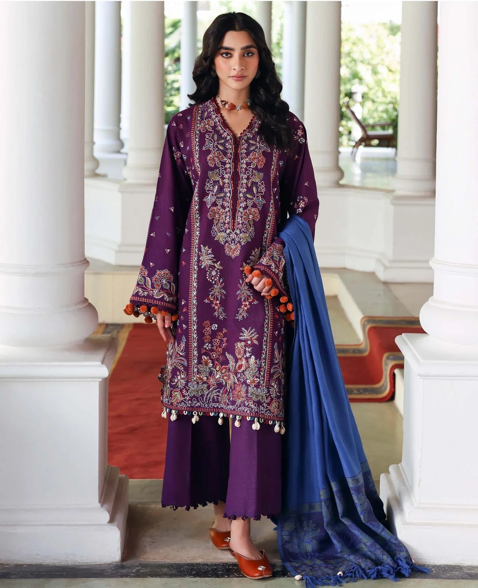 Republic Womenswear | Amaris Luxury Shawl 25 | Kaia - Rang-e-Khaas