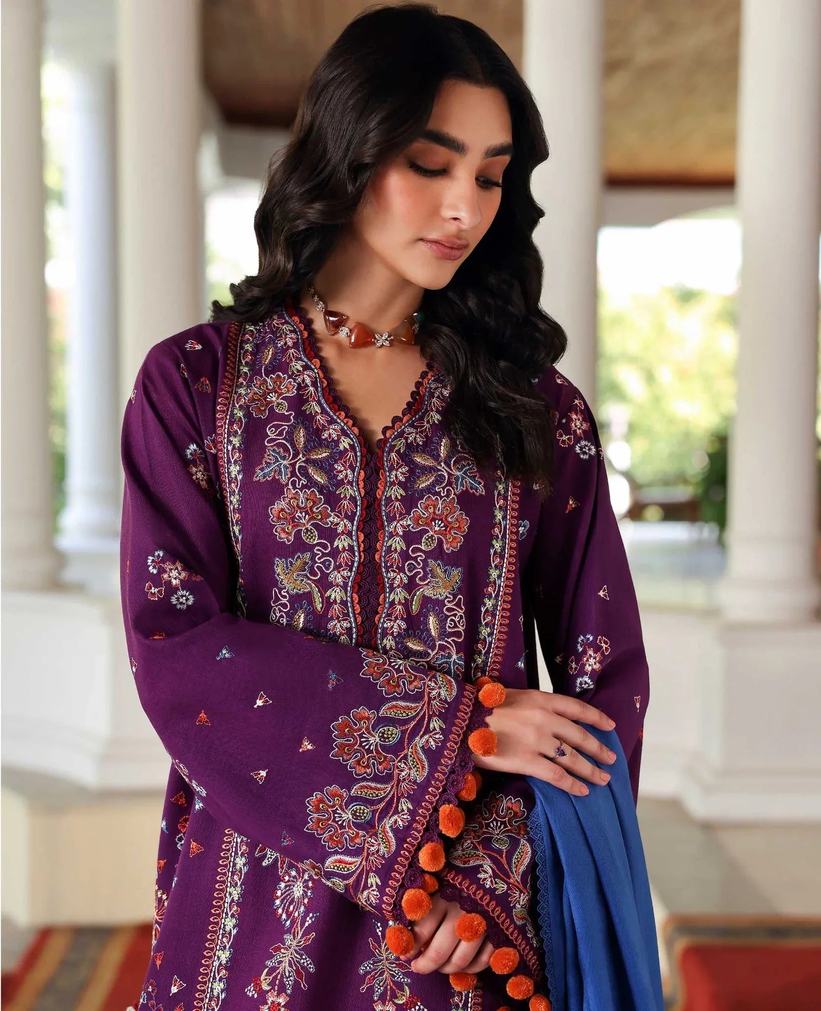 Republic Womenswear | Amaris Luxury Shawl 25 | Kaia - Rang-e-Khaas