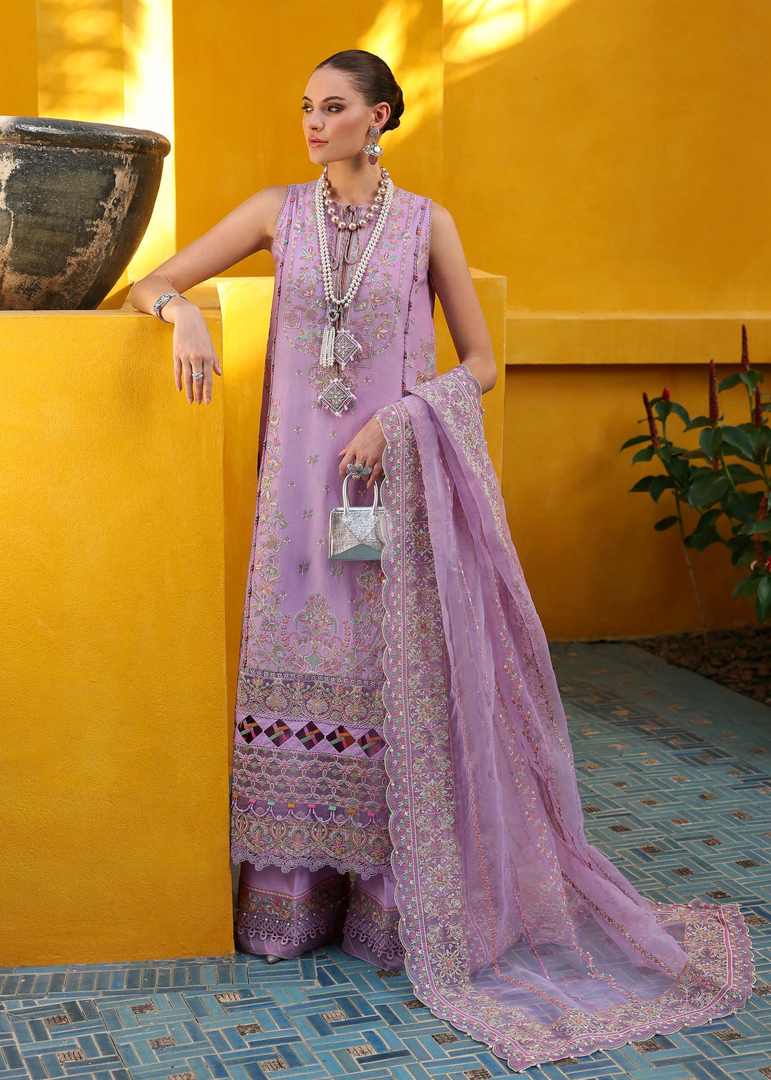 Kanwal Malik | Elysia Luxury Lawn 25 | Celia - Rang-e-Khaas