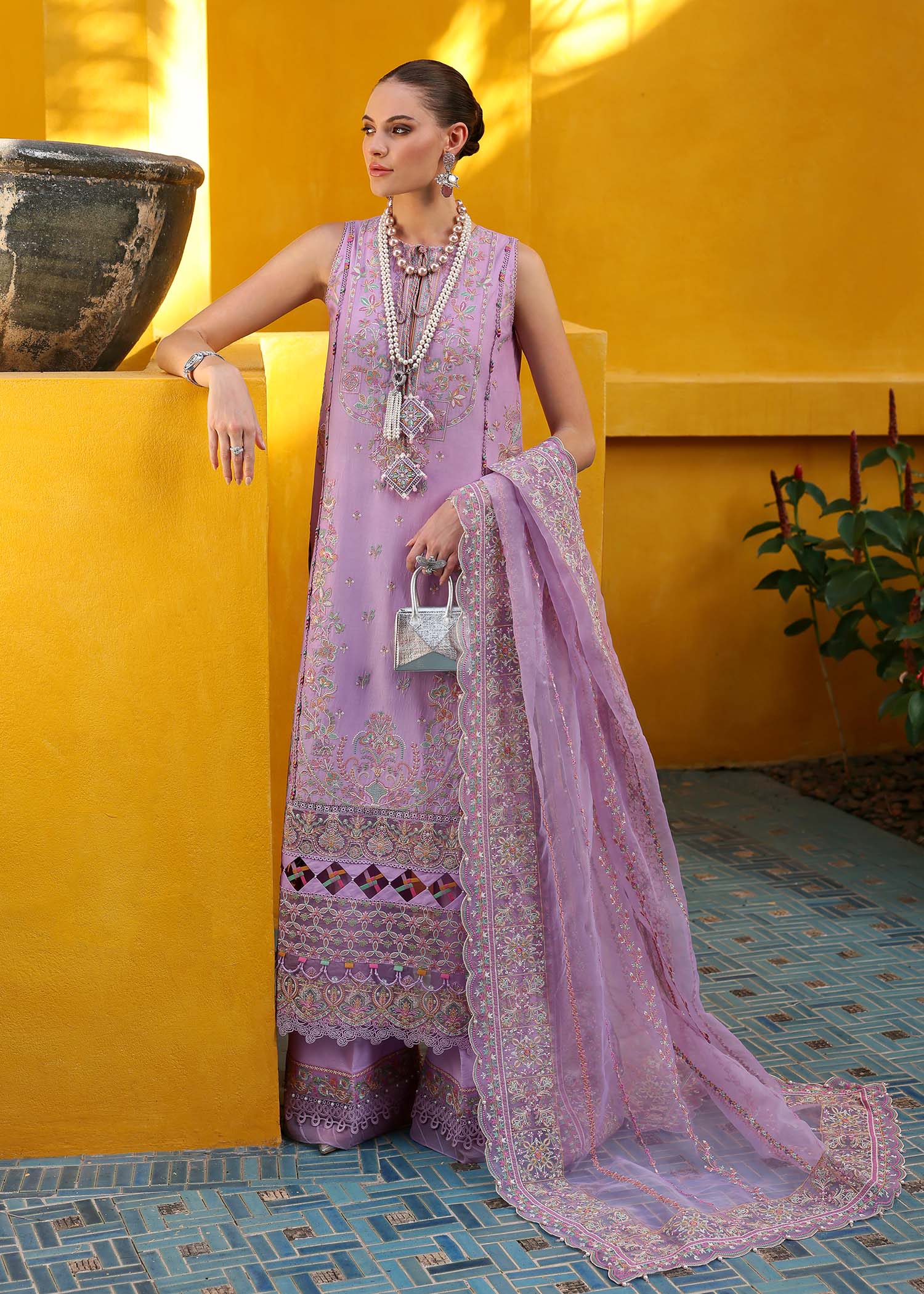 Kanwal Malik | Elysia Luxury Lawn 25 | Celia - Rang-e-Khaas