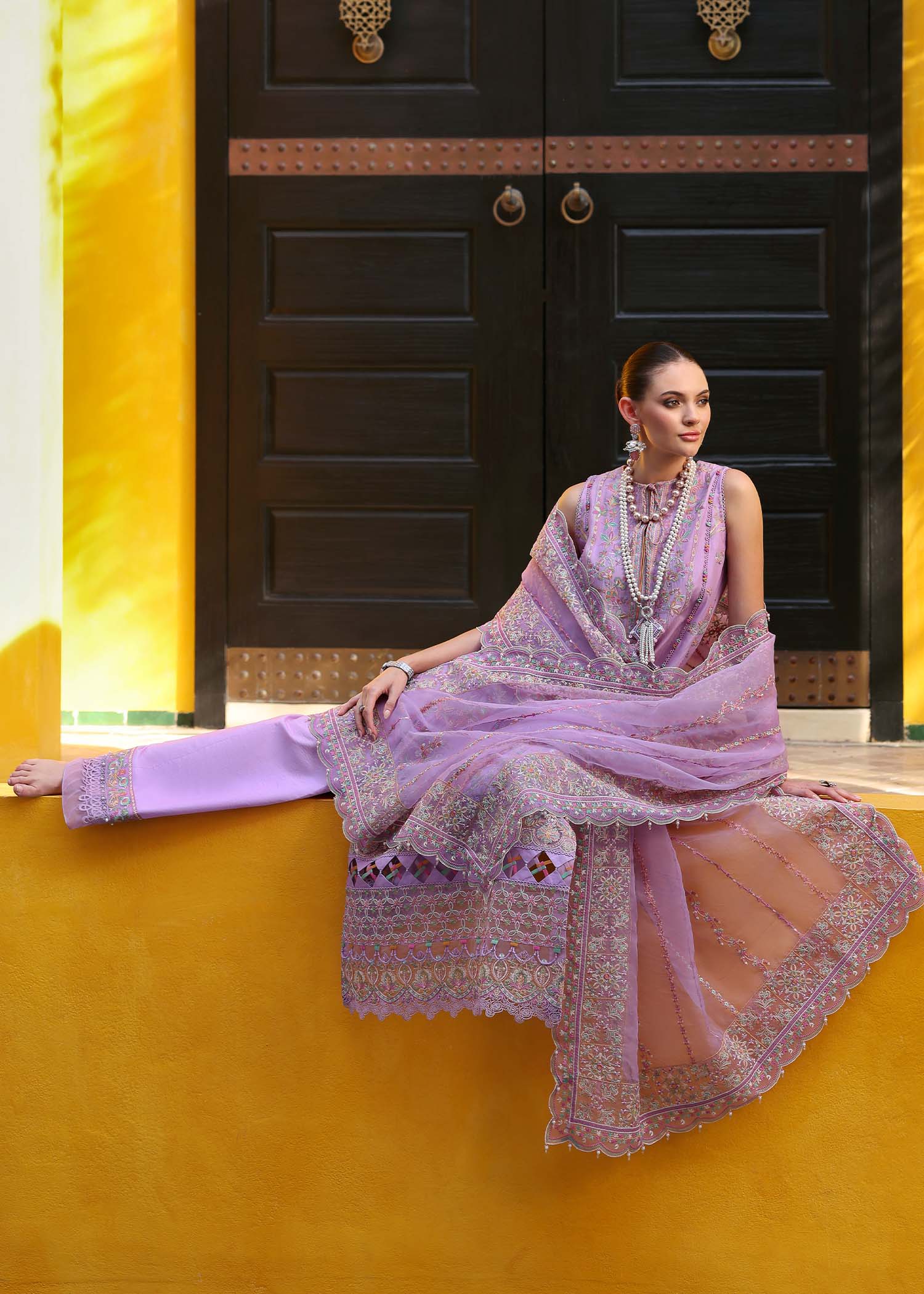 Kanwal Malik | Elysia Luxury Lawn 25 | Celia - Rang-e-Khaas