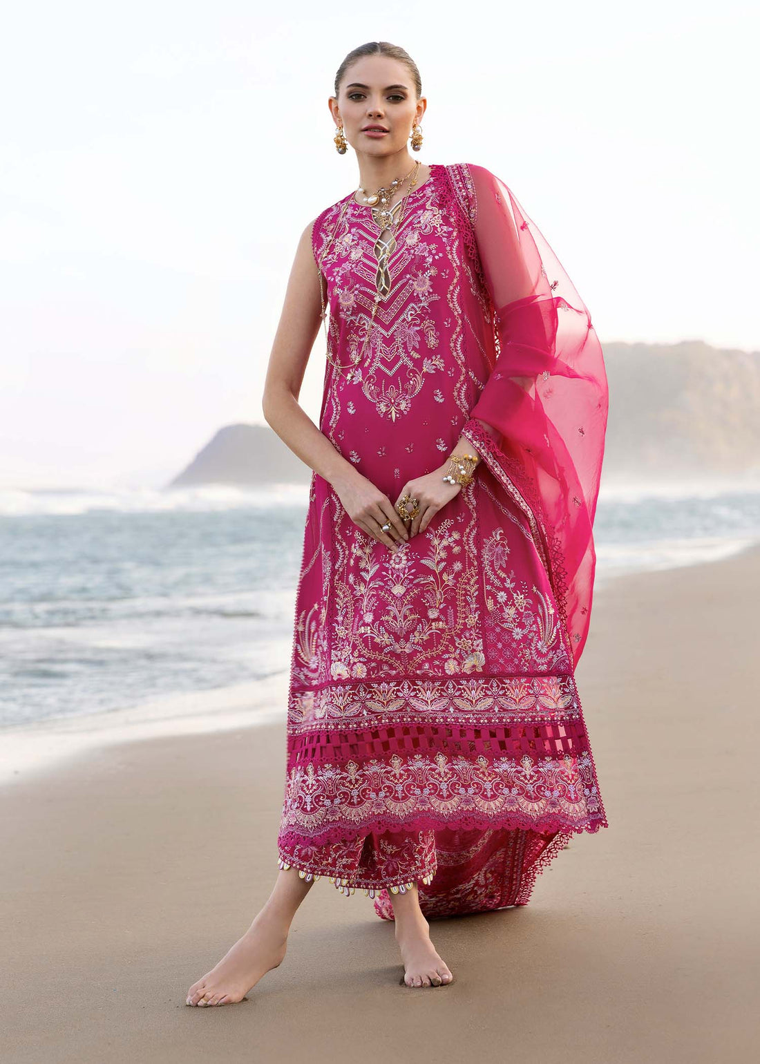 Kanwal Malik | Elysia Luxury Lawn 25 | Evaline - Rang-e-Khaas
