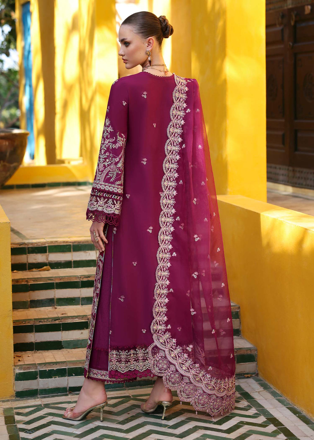 Kanwal Malik | Elysia Luxury Lawn 25 | Lavena - Rang-e-Khaas