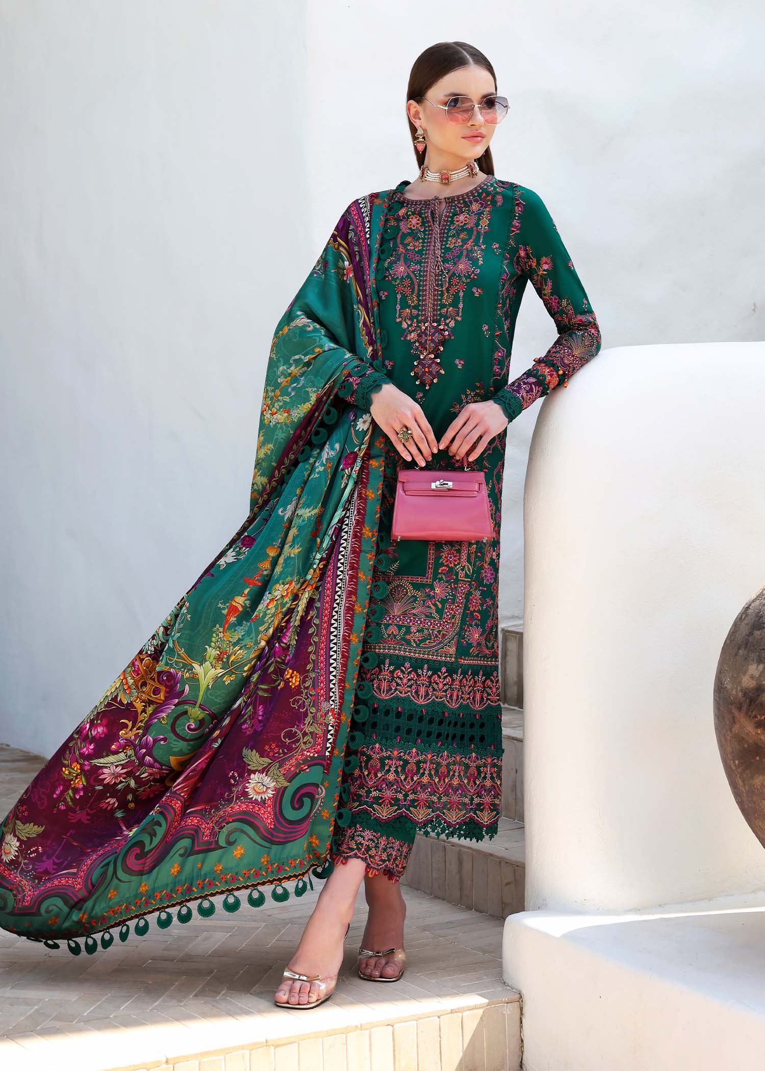 Kanwal Malik | Elysia Luxury Lawn 25 | Sierra - Rang-e-Khaas