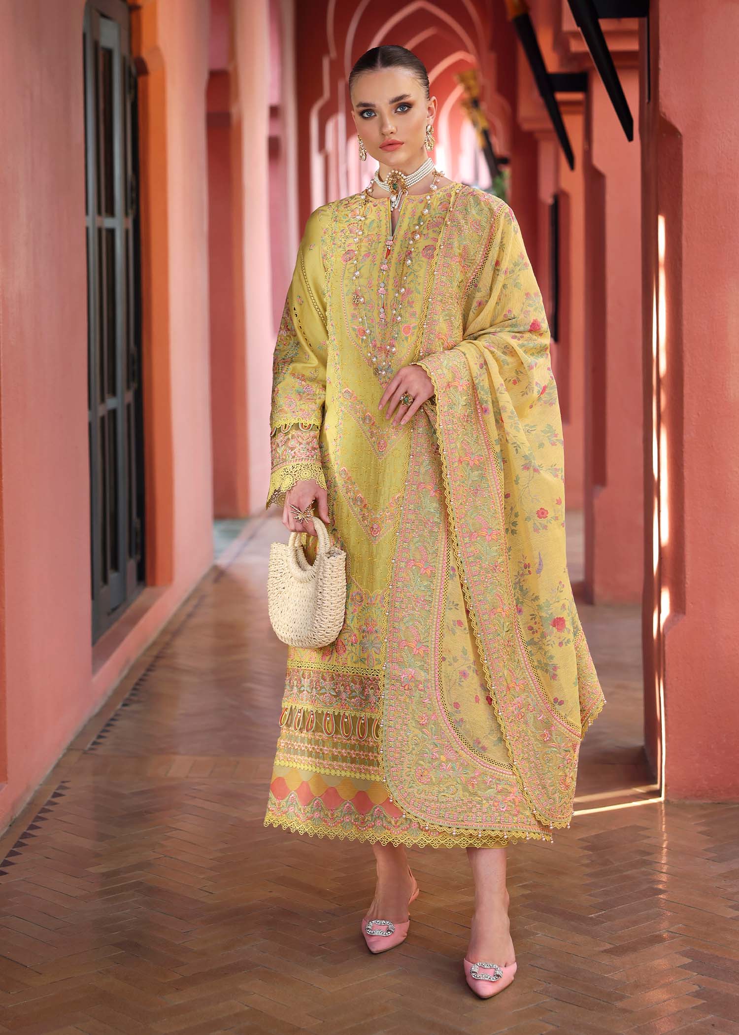 Kanwal Malik | Elysia Luxury Lawn 25 | Summer - Rang-e-Khaas