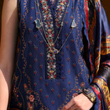 Kanwal Malik | Elysia Luxury Lawn 25 | Azure