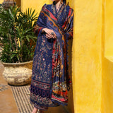 Kanwal Malik | Elysia Luxury Lawn 25 | Azure