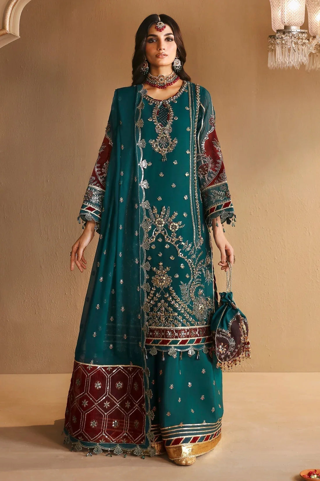 Alizeh | Reena Wedding Formals | AF-HM-4024-KHIVA - Rang-e-Khaas