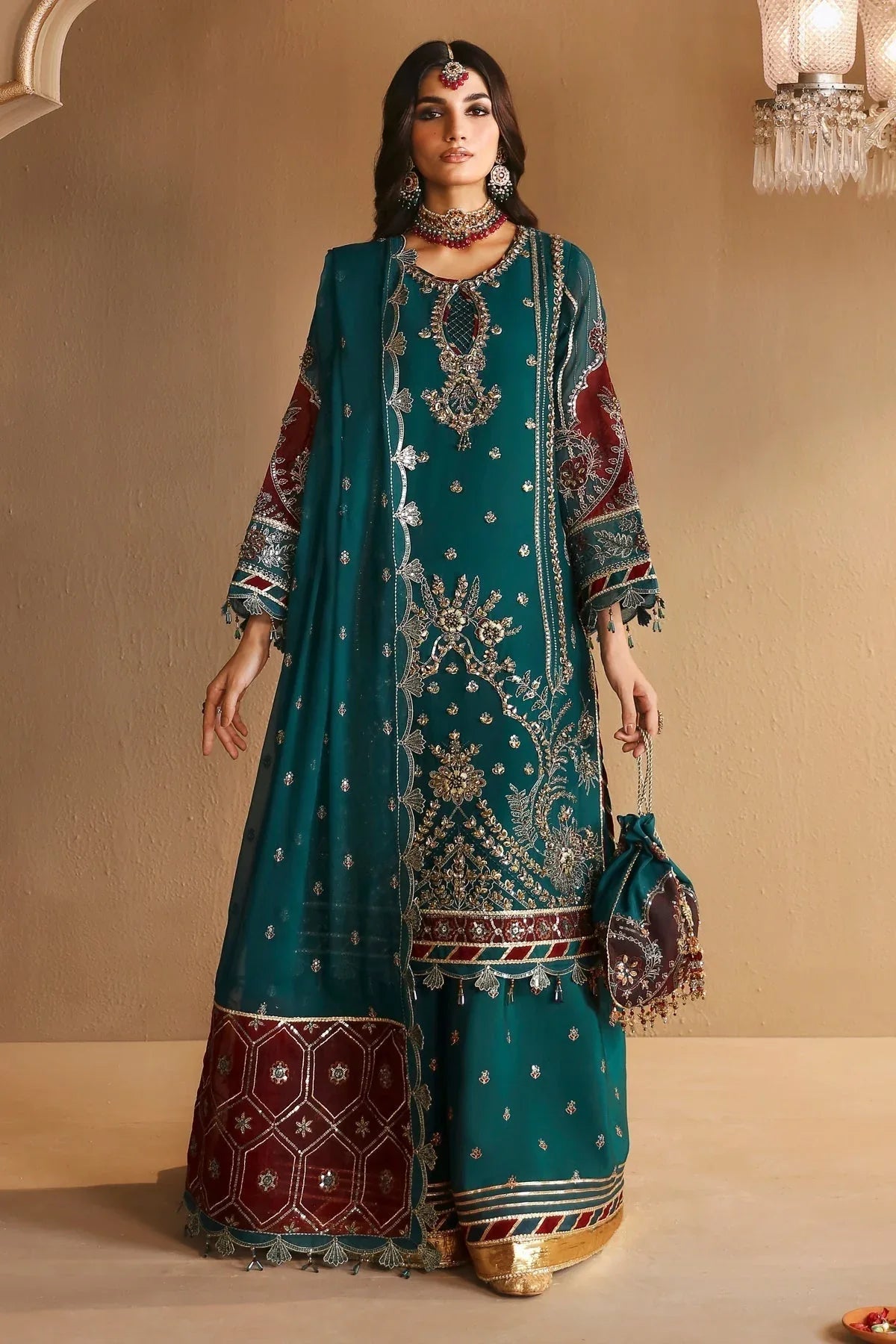 Alizeh | Reena Wedding Formals | AF-HM-4024-KHIVA - Rang-e-Khaas