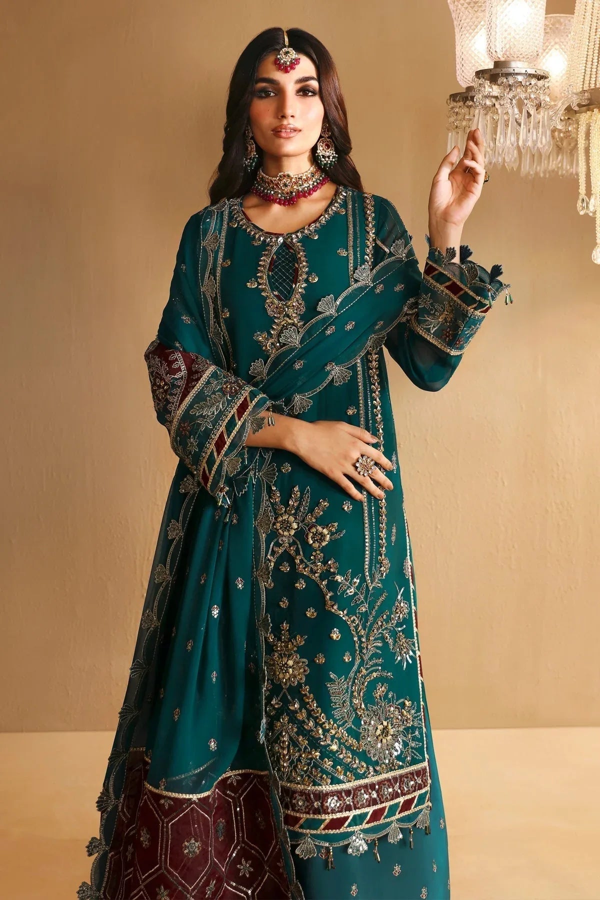 Alizeh | Reena Wedding Formals | AF-HM-4024-KHIVA - Rang-e-Khaas
