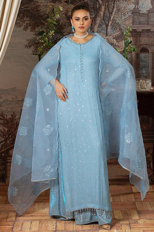 Declare | Le Fleur Luxury Pret | Stretchy Woven Shimmer Shimmer Suit L0946 - Rang-e-Khaas