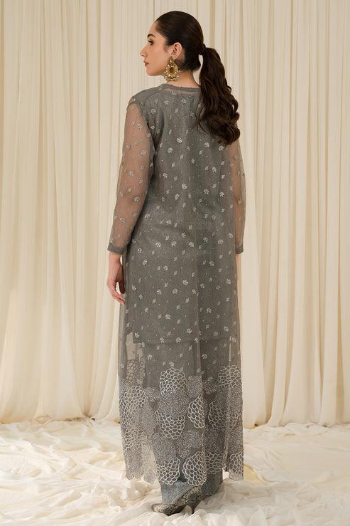 Declare | Le Fleur Luxury Pret | Stretchy Woven Shimmer Suit L0961 - Rang-e-Khaas