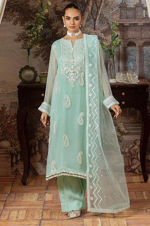 Declare | Le Fleur Luxury Pret | Chiffon Suit L1148 - Rang-e-Khaas