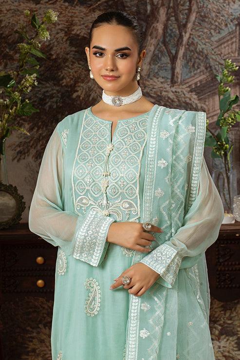 Declare | Le Fleur Luxury Pret | Chiffon Suit L1148 - Rang-e-Khaas