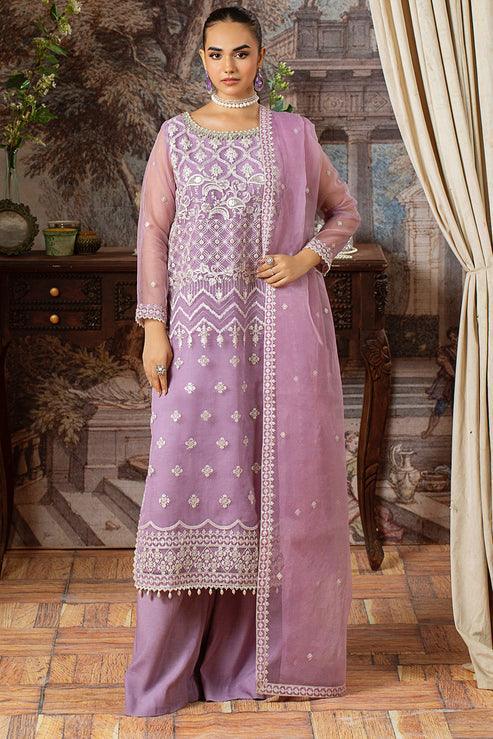 Declare | Le Fleur Luxury Pret | Organza Suit L1150 - Rang-e-Khaas