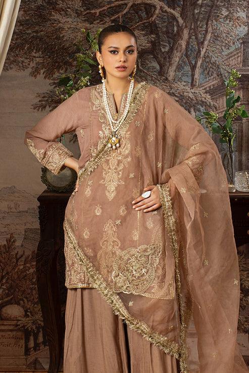 Declare | Le Fleur Luxury Pret | Raw Silk Suit L1156 - Rang-e-Khaas