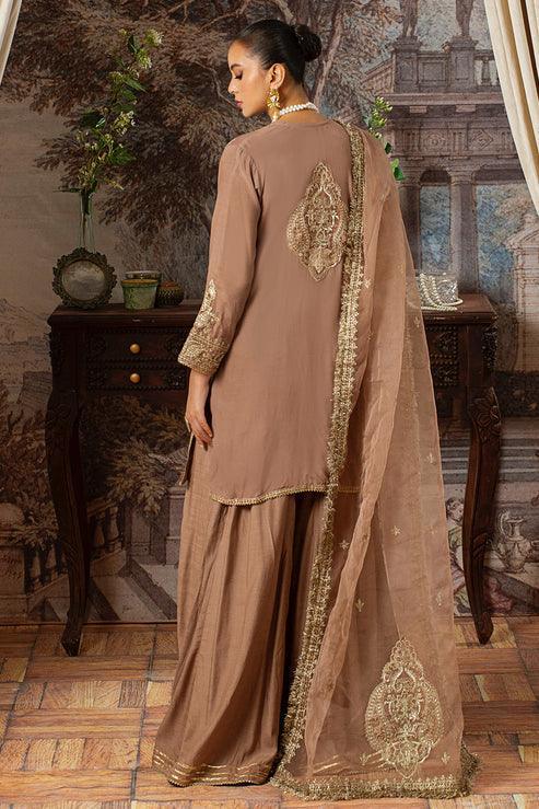 Declare | Le Fleur Luxury Pret | Raw Silk Suit L1156 - Rang-e-Khaas