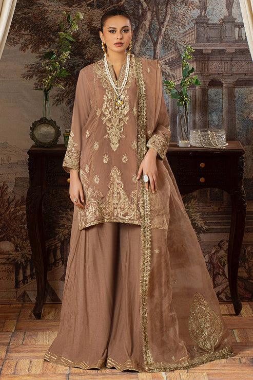 Declare | Le Fleur Luxury Pret | Raw Silk Suit L1156 - Rang-e-Khaas