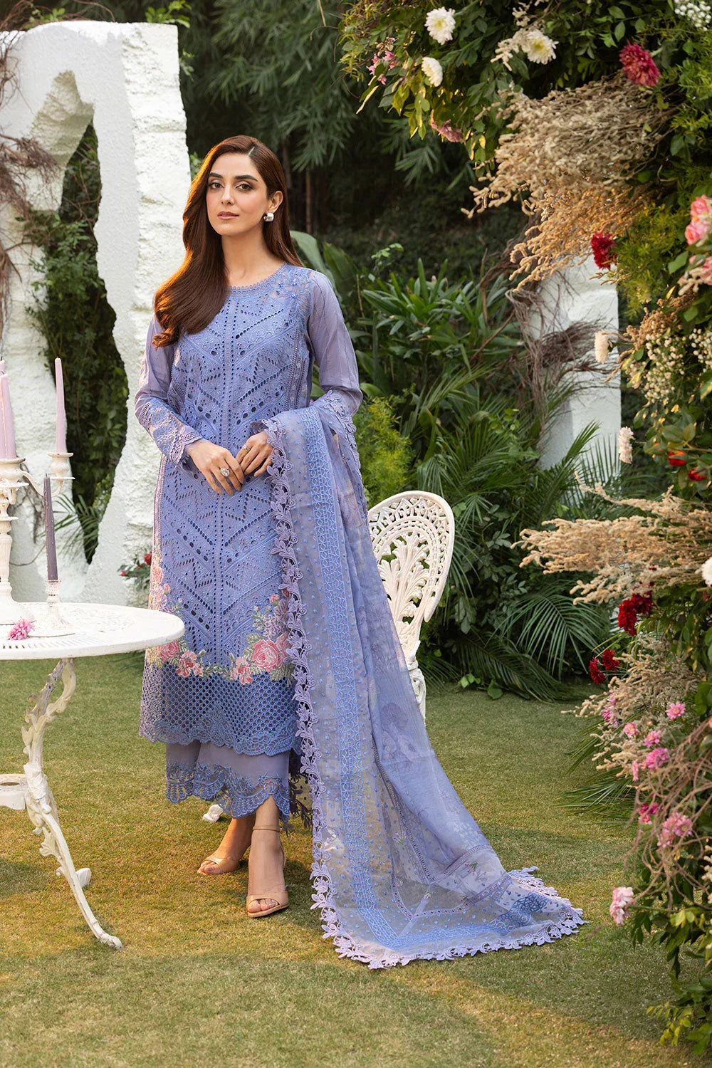 Sobia Nazir | Luxury Lawn 25 | 10B - Rang-e-Khaas